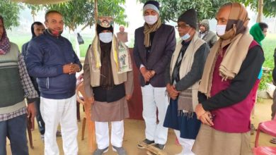 JDU MLA welcomes Union Minister on New Year
